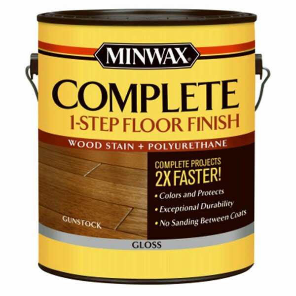 Minwax 1 gal Complete 1-Step Floor Finish, Gloss - Gun Stock MI569340